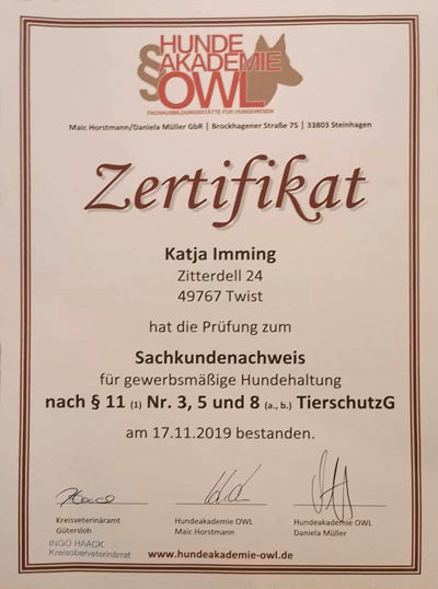 Zertifikat